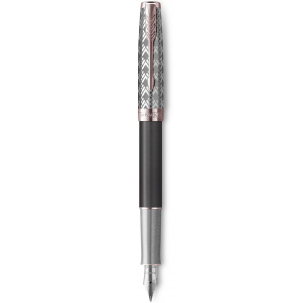 Ручка перьевая Parker "Sonnet Metal & Grey Lacquer GT"