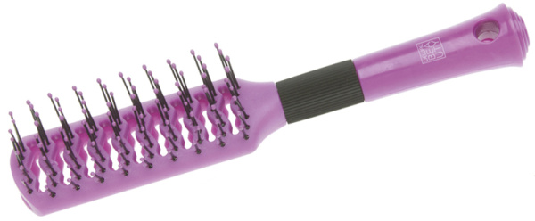 Расческа Dewal Beauty серия "Индиго" продувная с пластиковым штифтом DBIN9542