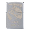 Зажигалка ZIPPO с покрытием Brushed Chrome 29696