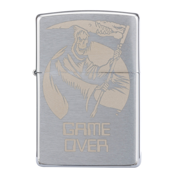 Зажигалка ZIPPO с покрытием Brushed Chrome 29696
