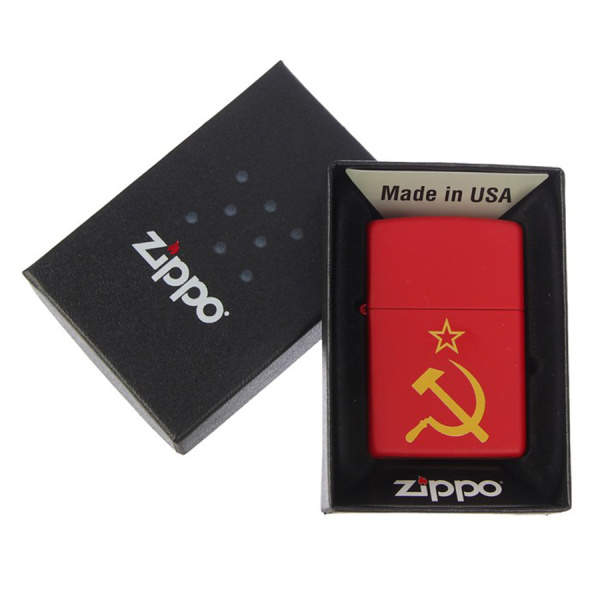 Зажигалка Zippo Серп и молот