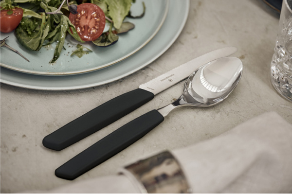 Набор из 24 столовых принадлежностей VICTORINOX Swiss Modern: 6 столовых ножей 6.9093.11W.24