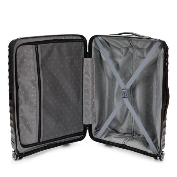 Чемодан TORBER Nevo T2207M-Black