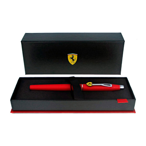 Ручка-роллер Cross Selectip Classic Century - Ferrari Matte Rosso Corsa Red Lacquer/Chrome