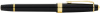 Перьевая ручка Cross Bailey Light Polished Black Resin and Gold Tone AT0746-9FF