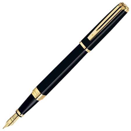 Ручка перьевая Waterman EXCEPTION SLIM BLACK GT F