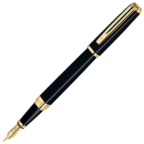 Ручка перьевая Waterman EXCEPTION SLIM BLACK GT F