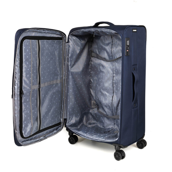 Чемодан TORBER Brosno T1901L-Blue