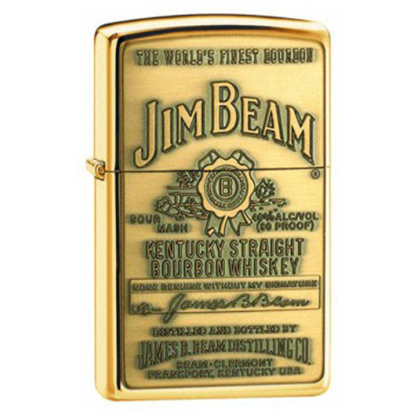 Зажигалка Zippo Jim Beam® Brass Emblem