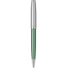 Ручка шариковая Parker "Sonnet Sand Blasted Metal&Green Lacquer"