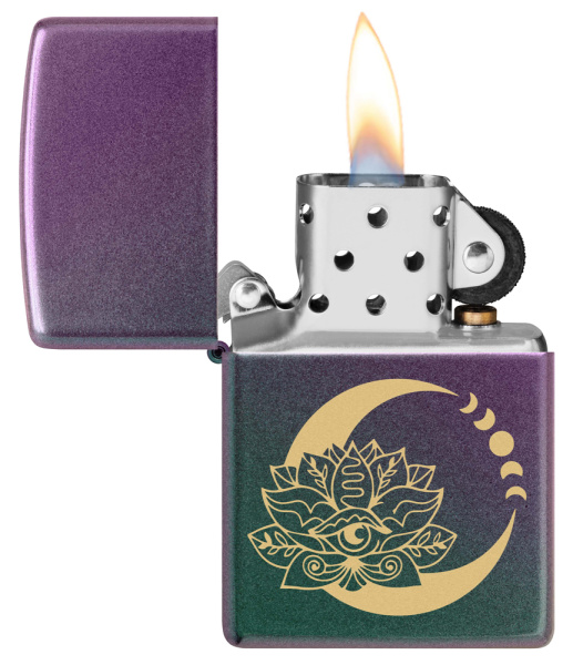 Зажигалка ZIPPO Lotus Moon с покрытием Iridescent 48587