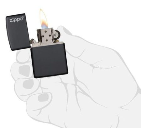Зажигалка ZIPPO Classic с покрытием Black Matte 218ZL