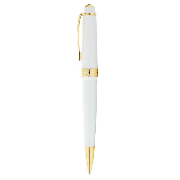 Шариковая ручка Cross Bailey - Light Polished White Resin and Gold Tone