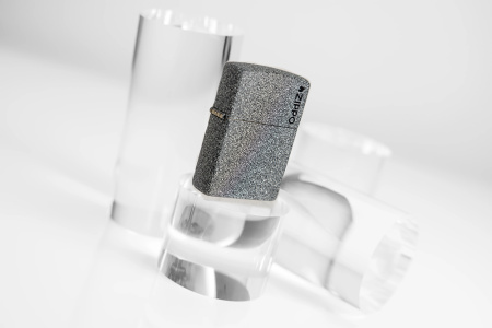 Зажигалка ZIPPO Logo с покрытием Iron Stone™ 211ZL