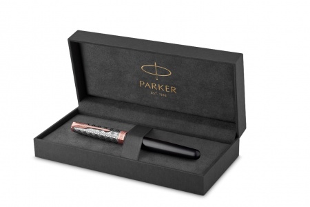 Ручка перьевая Parker "Sonnet Metal & Grey Lacquer GT"