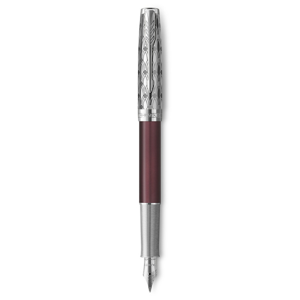 Перьевая ручка Parker Sonnet Premium F537 - Metal Red CT
