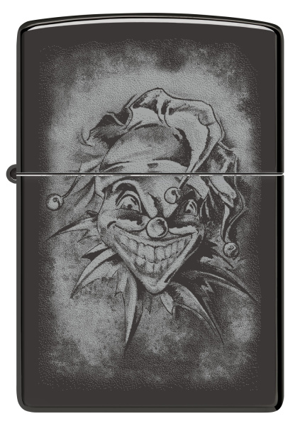 Зажигалка ZIPPO Clown с покрытием High Polish Black 48914