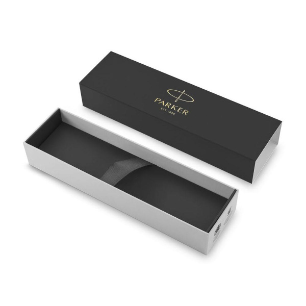 Ручка перьевая Parker "Jotter Originals Black Chrome CT" синяя