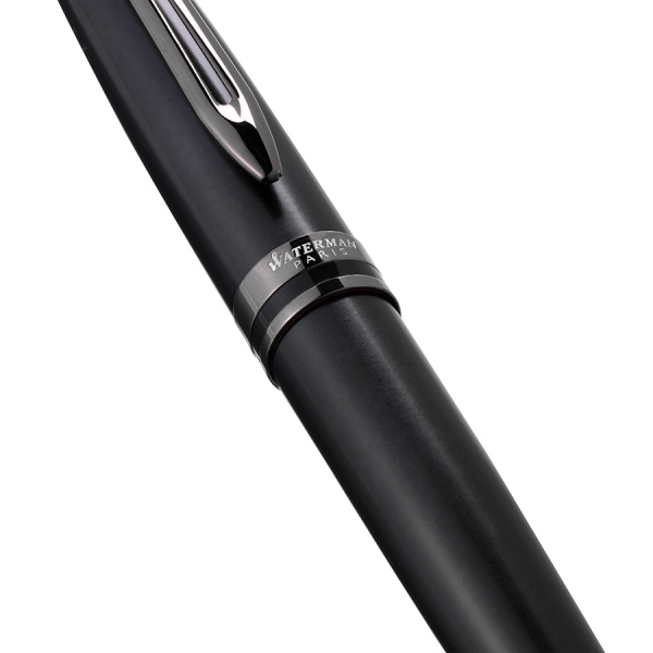 Ручка-роллер Waterman Expert DeLuxe - Metallic Black RT