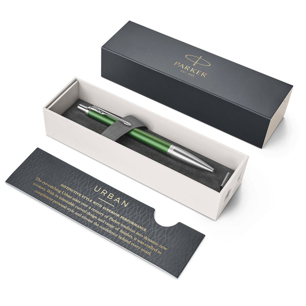 Ручка шариковая Parker Urban Premium Green CT
