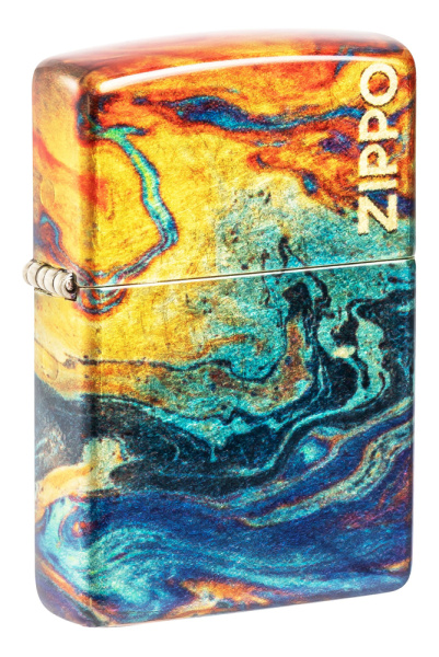 Зажигалка ZIPPO Classic с покрытием 540 Tumbled Brass 48778