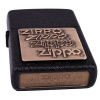 Зажигалка Zippo Brass Emblem / Black Crackle