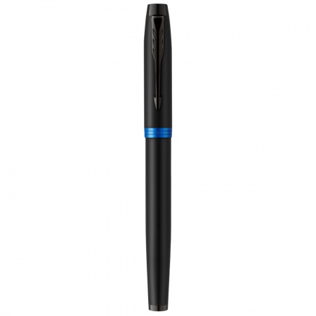 Ручка-роллер Parker IM Vibrant Rings T315 Marine Blue PVD, F