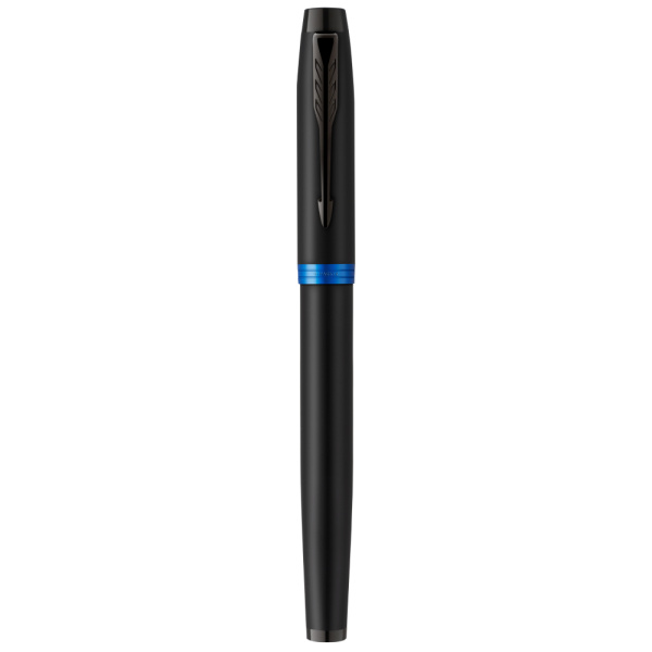 Ручка-роллер Parker IM Vibrant Rings T315 Marine Blue PVD, F