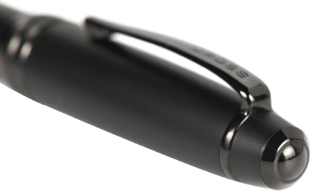 Шариковая ручка Cross Bailey Matte Black Lacquer. Цвет - черный.