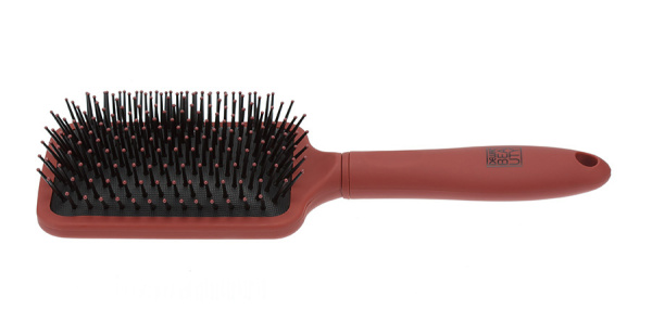 Щетка массажная Dewal Beauty серия "Прованс" с пластиковым штифтом DBPR5Brown