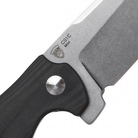 Складной нож Kizer Mini Sheepdog S35VN, рукоять Carbon Fiber