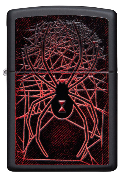 Зажигалка ZIPPO Spider Design с покрытием Black Matte 49791
