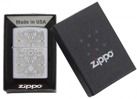 Зажигалка Zippo Satin Chrome
