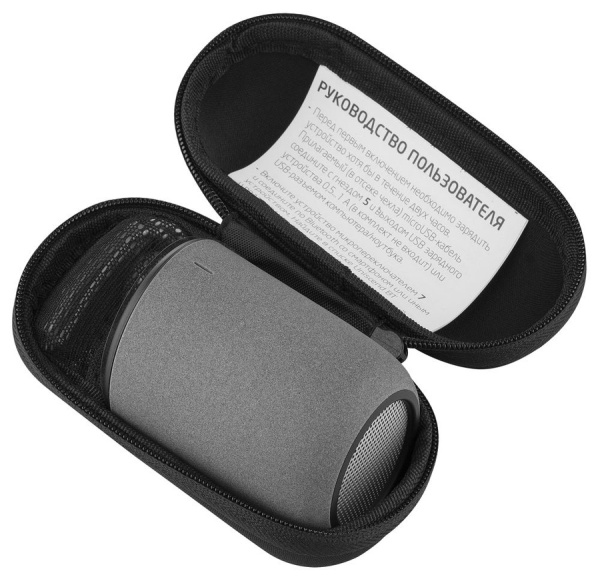 Беспроводная Bluetooth колонка Uniscend Grinder, серая
