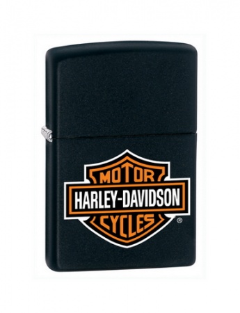 Зажигалка Zippo Harley-Davidson Black Matte
