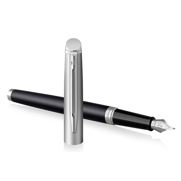 Перьевая ручка Waterman Hemisphere - Matte SS Black CT