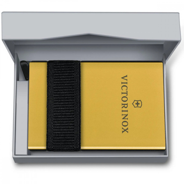 Карта-мультитул с картхолдером Victorinox SMARTCARD Wallet Delightful Gold