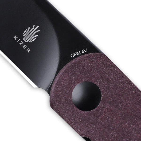 Складной нож Kizer 4V Feist Red Richlite