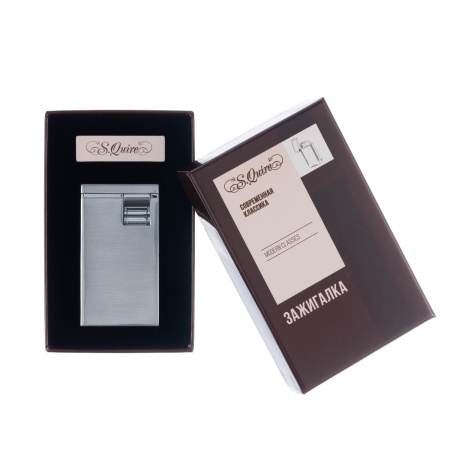 Зажигалка S.Quire газовая FL011-Steel