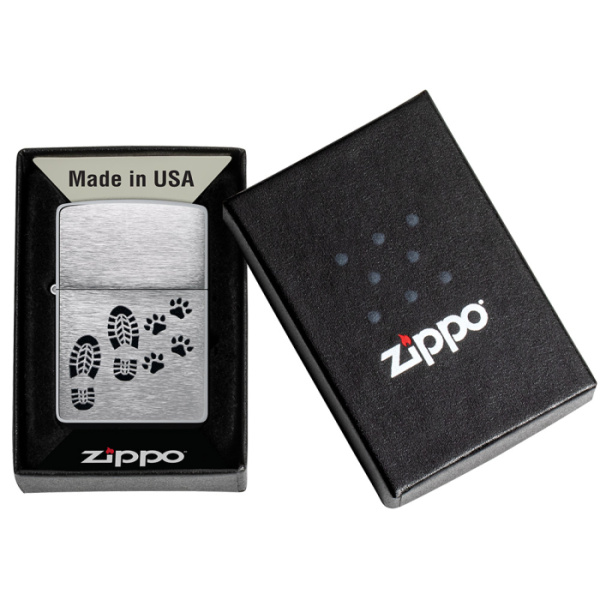 Зажигалка Zippo Footprints Design 