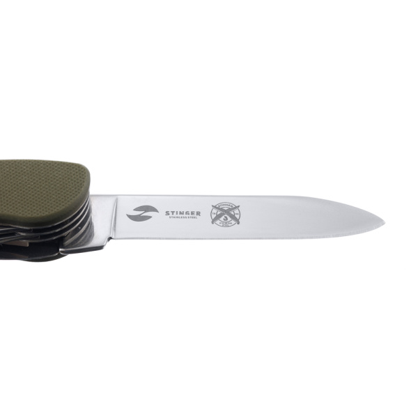 Нож перочинный Stinger FK-K9007G10-GREEN