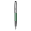 Ручка перьевая Parker  Sonnet Sand Blasted Metal&Green Lacquer