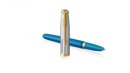 Ручка перьевая Parker "51 Turquoise GT"