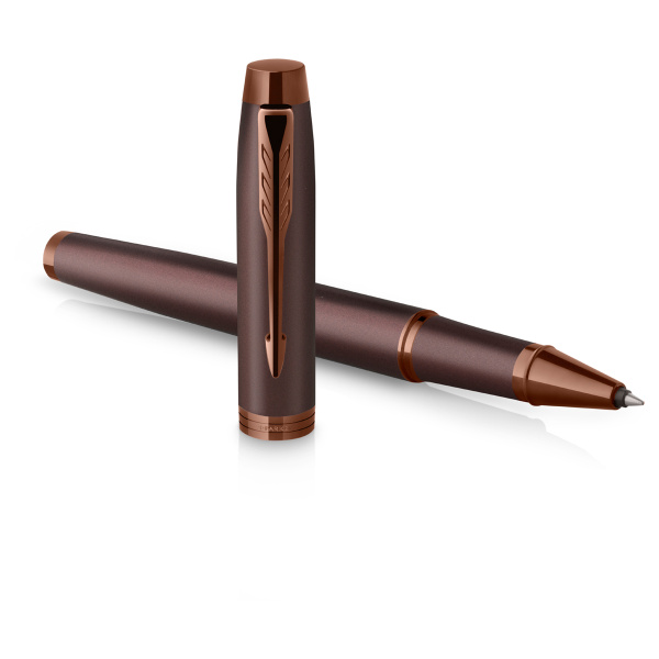 Ручка-роллер Parker "IM Professionals Monochrome Burgundy" коричневая, 0,5мм
