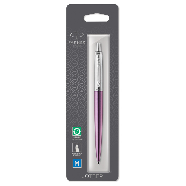 Ручка шариковая Parker "Jotter Victoria Violet Chrome CT"