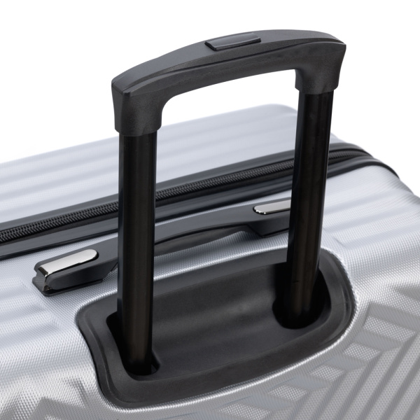 Чемодан TORBER Lama T1919M-Silver