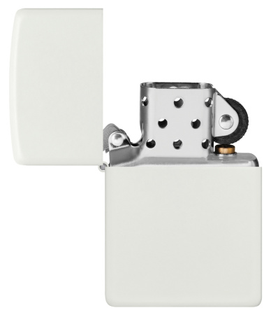 Зажигалка ZIPPO Classic с покрытием White Matte 214