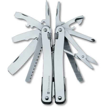 Мультитул VICTORINOX SwissTool Spirit X в кожаном чехле
