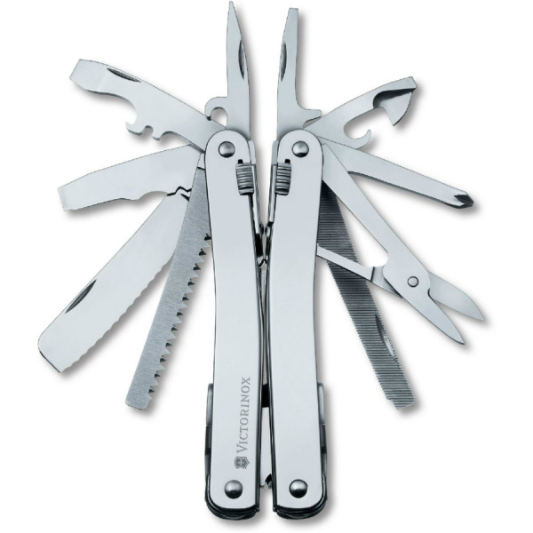 Мультитул VICTORINOX SwissTool Spirit X в кожаном чехле