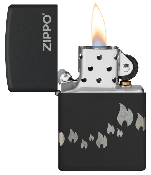 Зажигалка ZIPPO Classic с покрытием Black Matte 48980